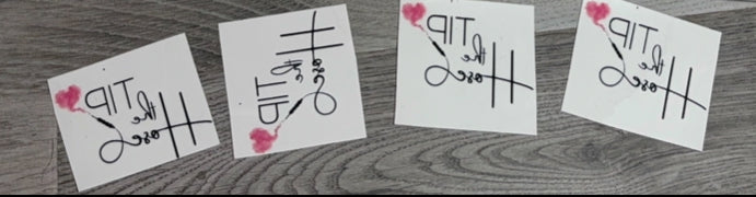 Custom temporary tattoos