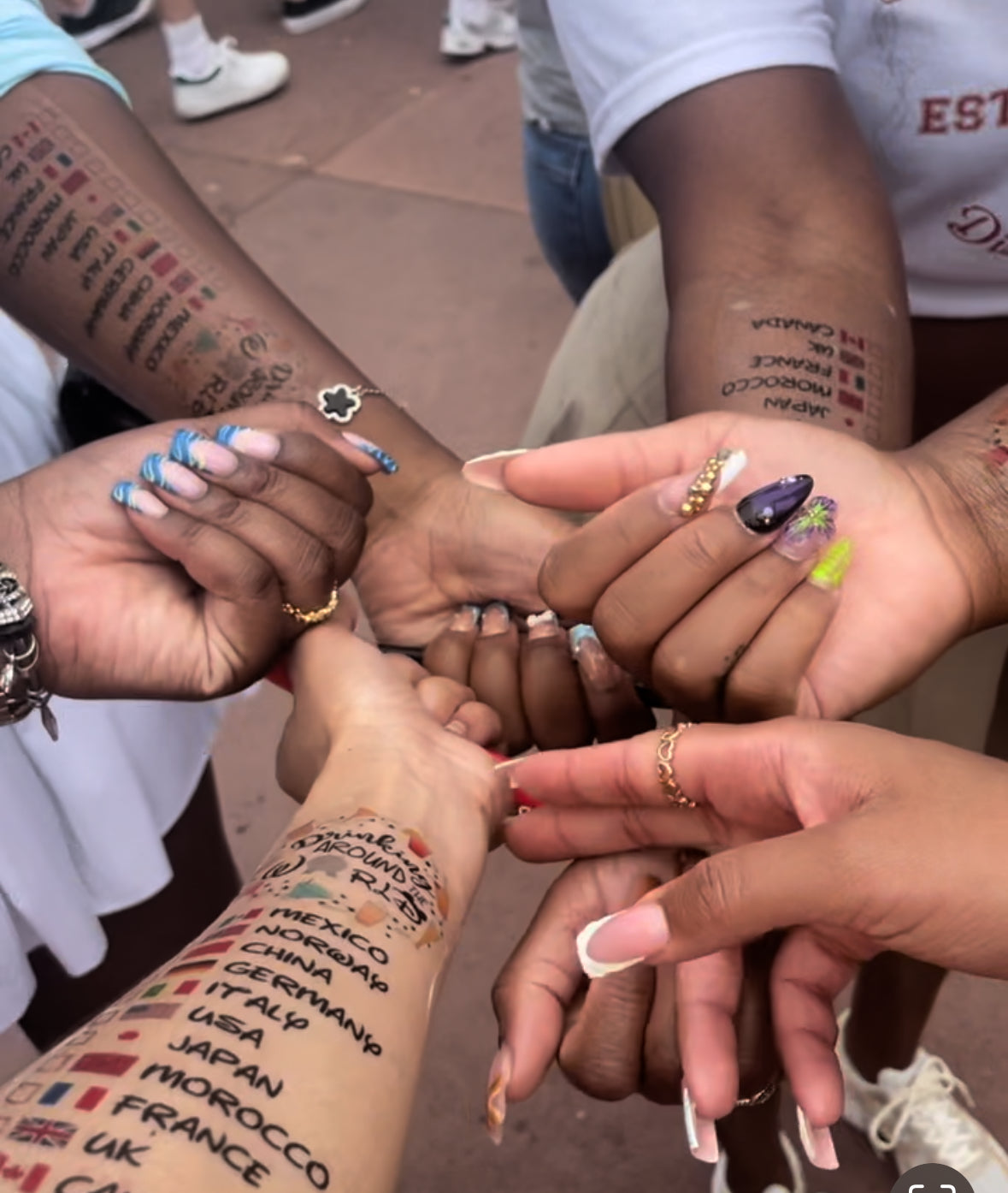 Custom temporary tattoos