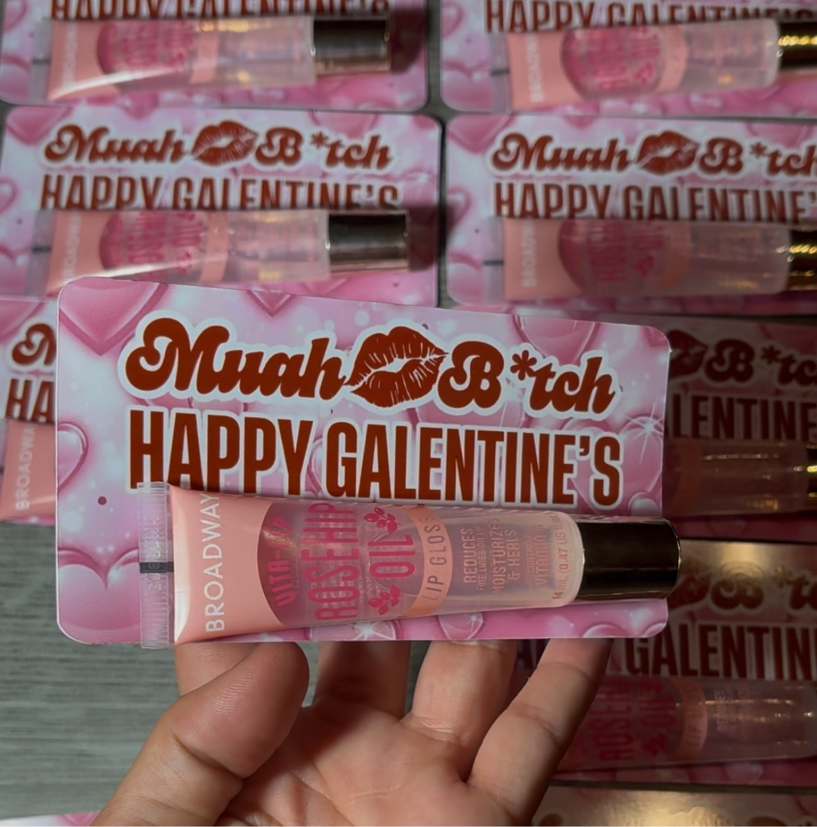 Lip gloss party favors