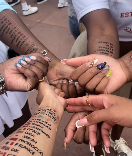 Custom temporary tattoos