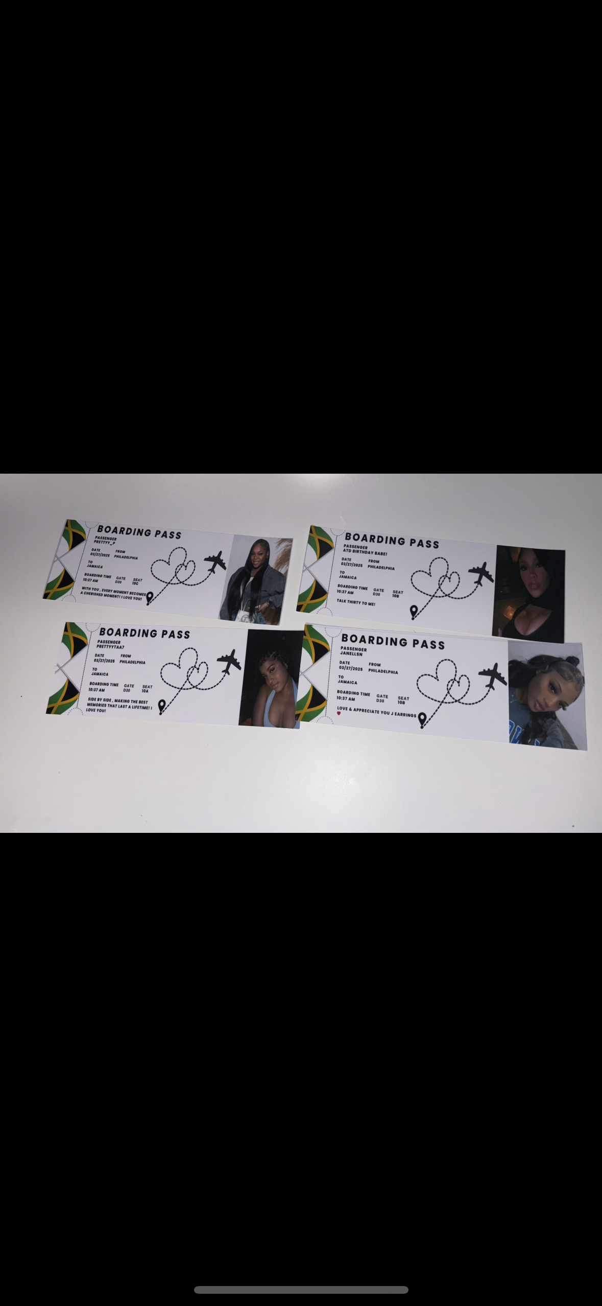 Custom Boarding Passes