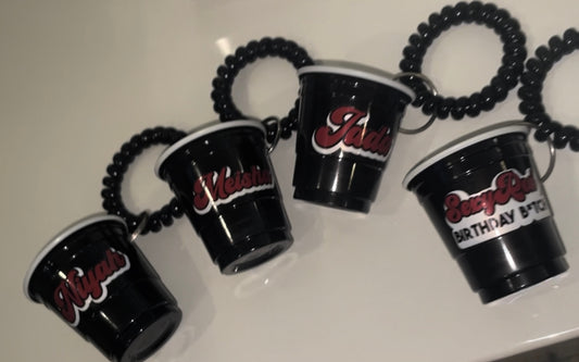 Custom shot cup bracelet